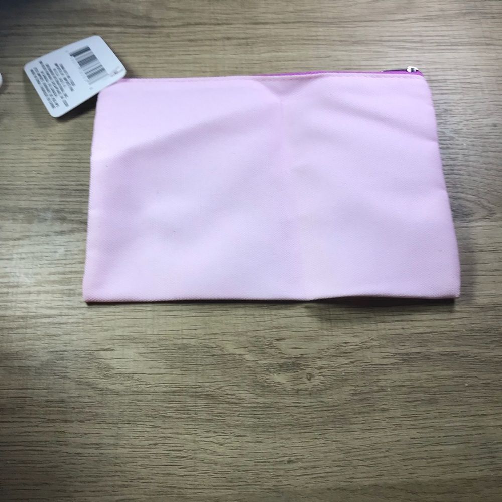 Pink Sloth Rainbow Makeup bag Pouch - Good Vibes - Picture 2 of 5